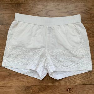 J.Crew Cotton Eyelet Elastic Waist Shorts